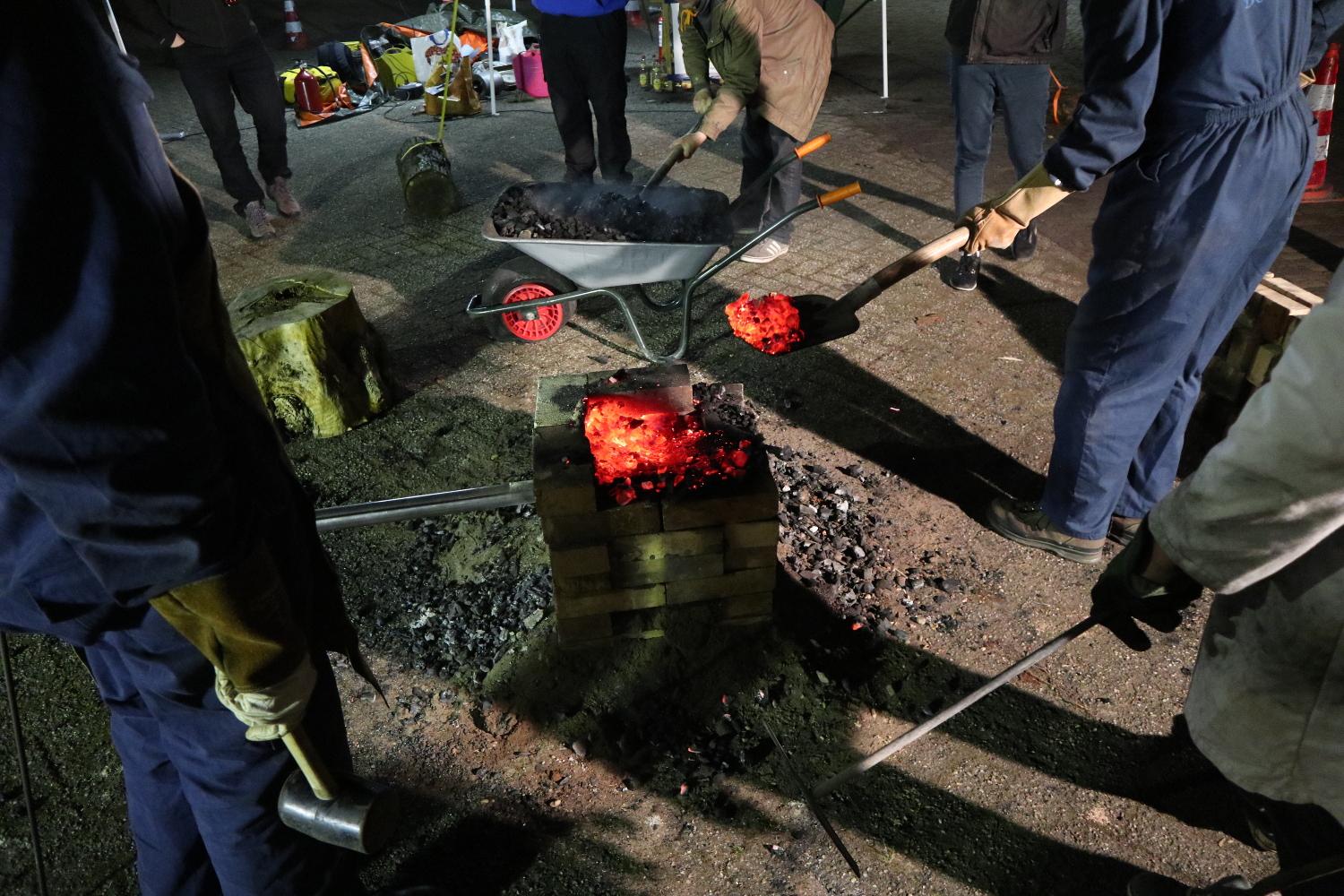 Breaking the furnace, layer by layer.