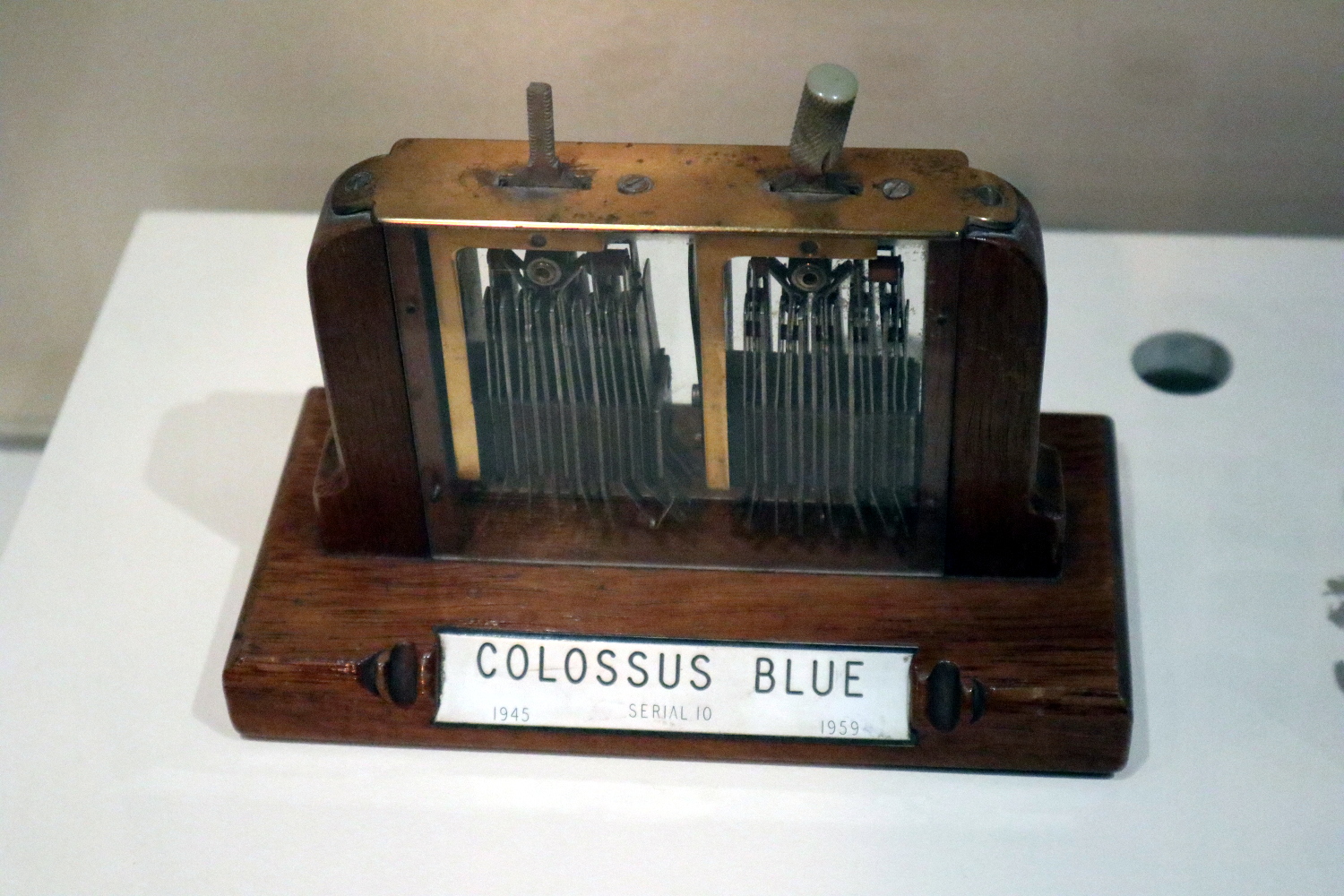 A switch unit from an original Colossus.