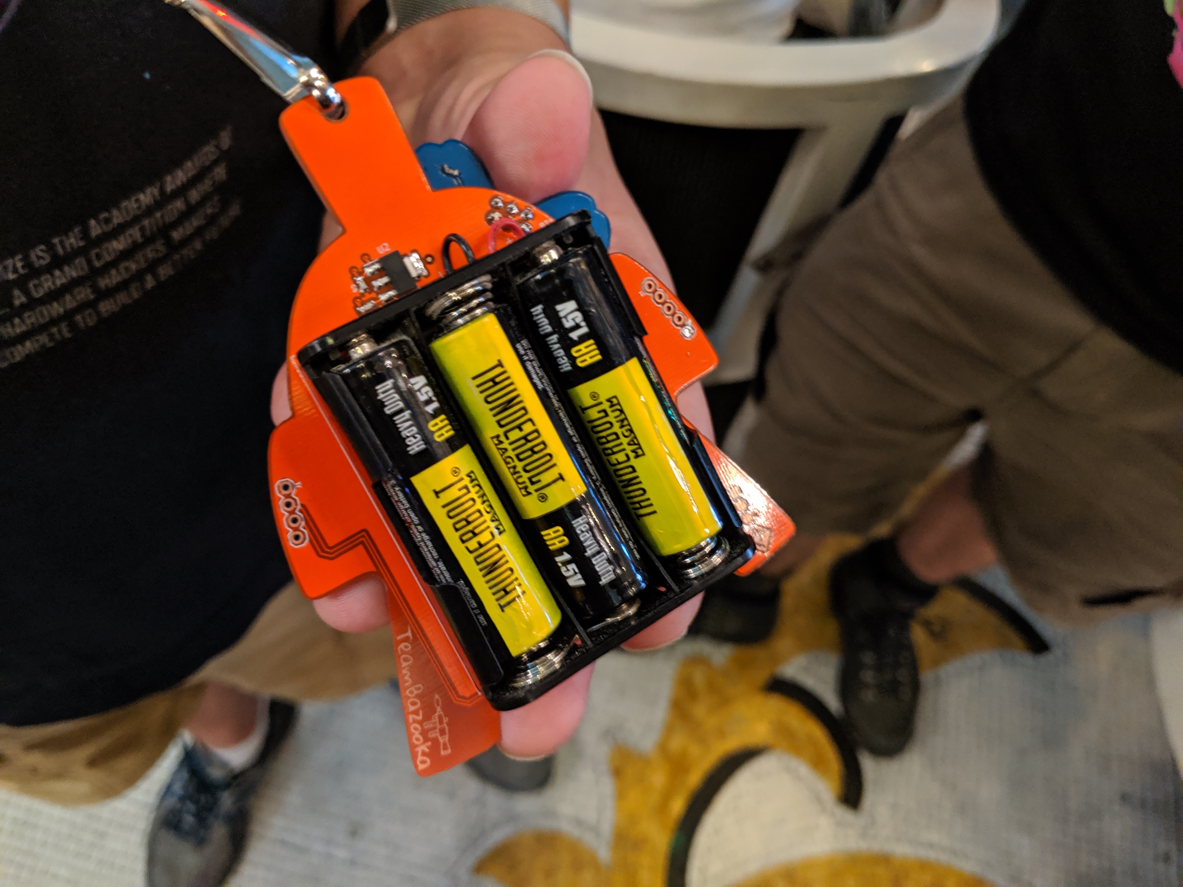 Cylon badge at DC27 - rear