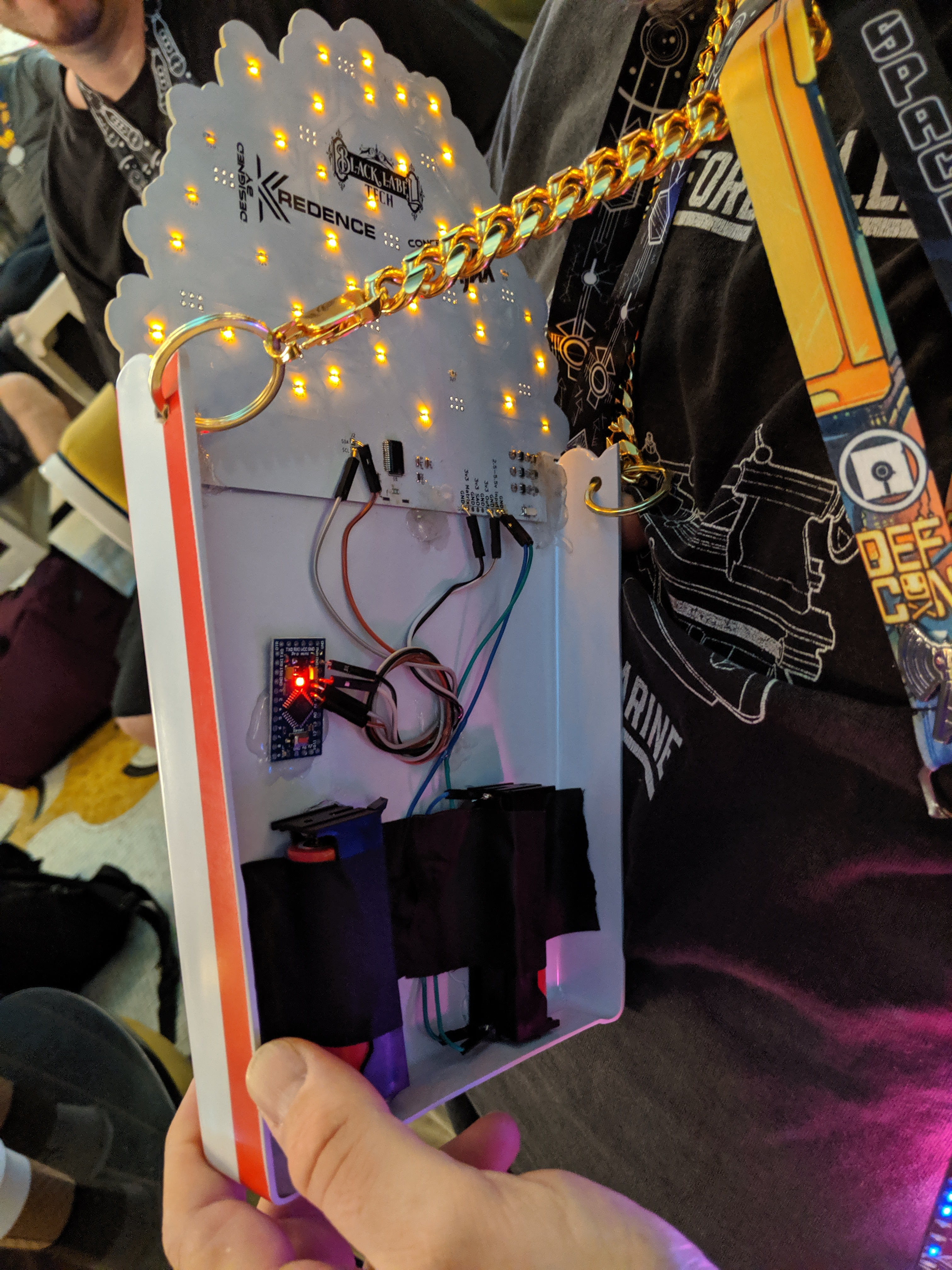 Popcorn badge DC27 rear