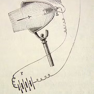 Bell's selenium-based photophone receiver.