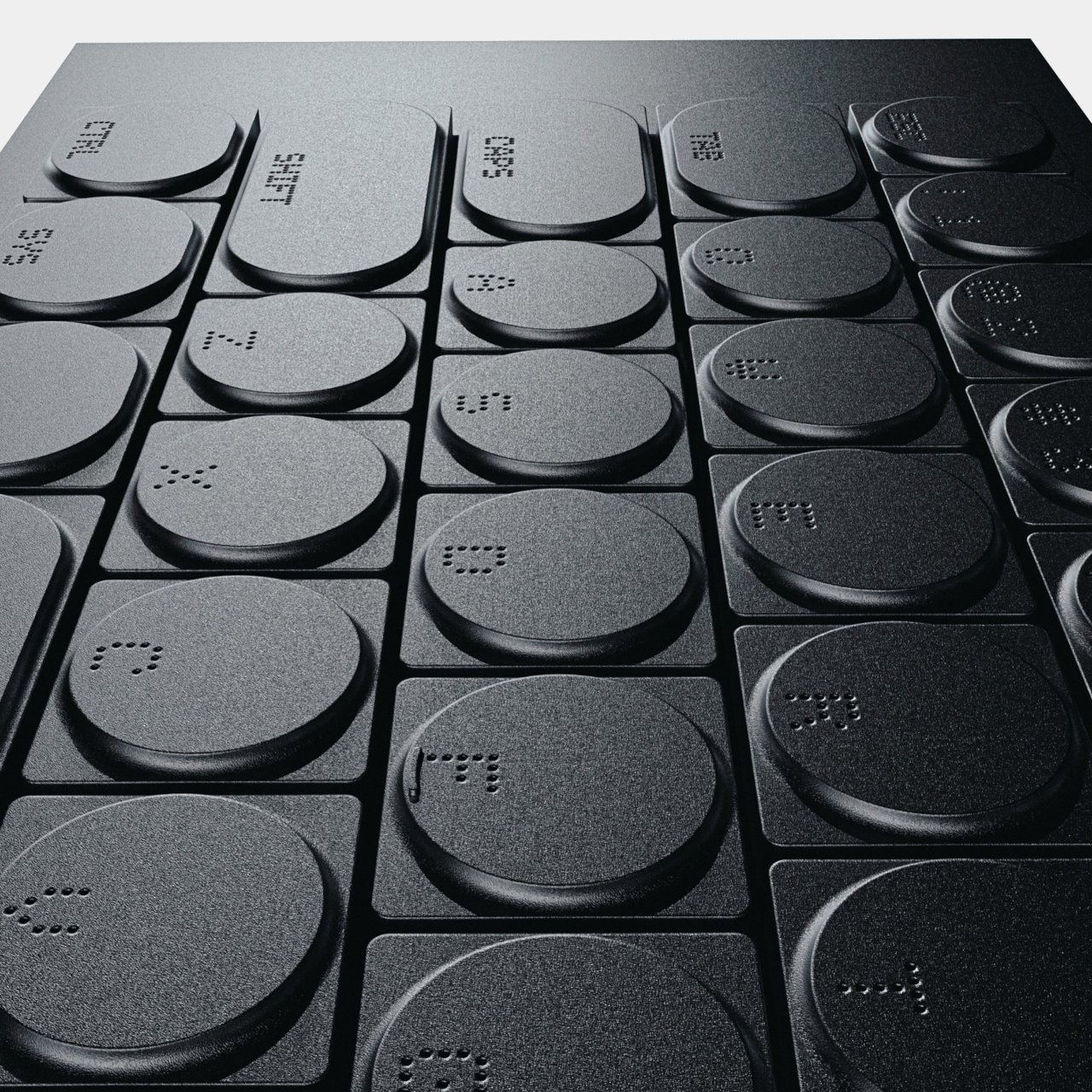 The Cleaver, another aluminium keyboard with tiny holes that make up the legends.