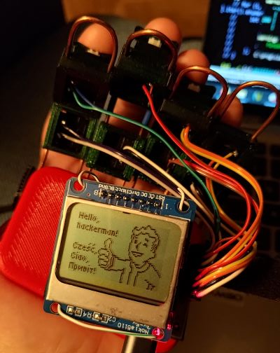 The Clawtype, a one-handed number with a handy strap and a good-sized display.