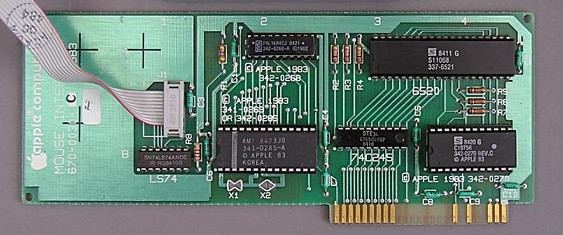 The Apple II MouseCard (Credit: AppleLogic.org)
