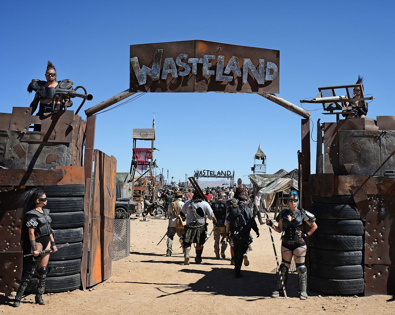 The main gate of the Wasteland weekend