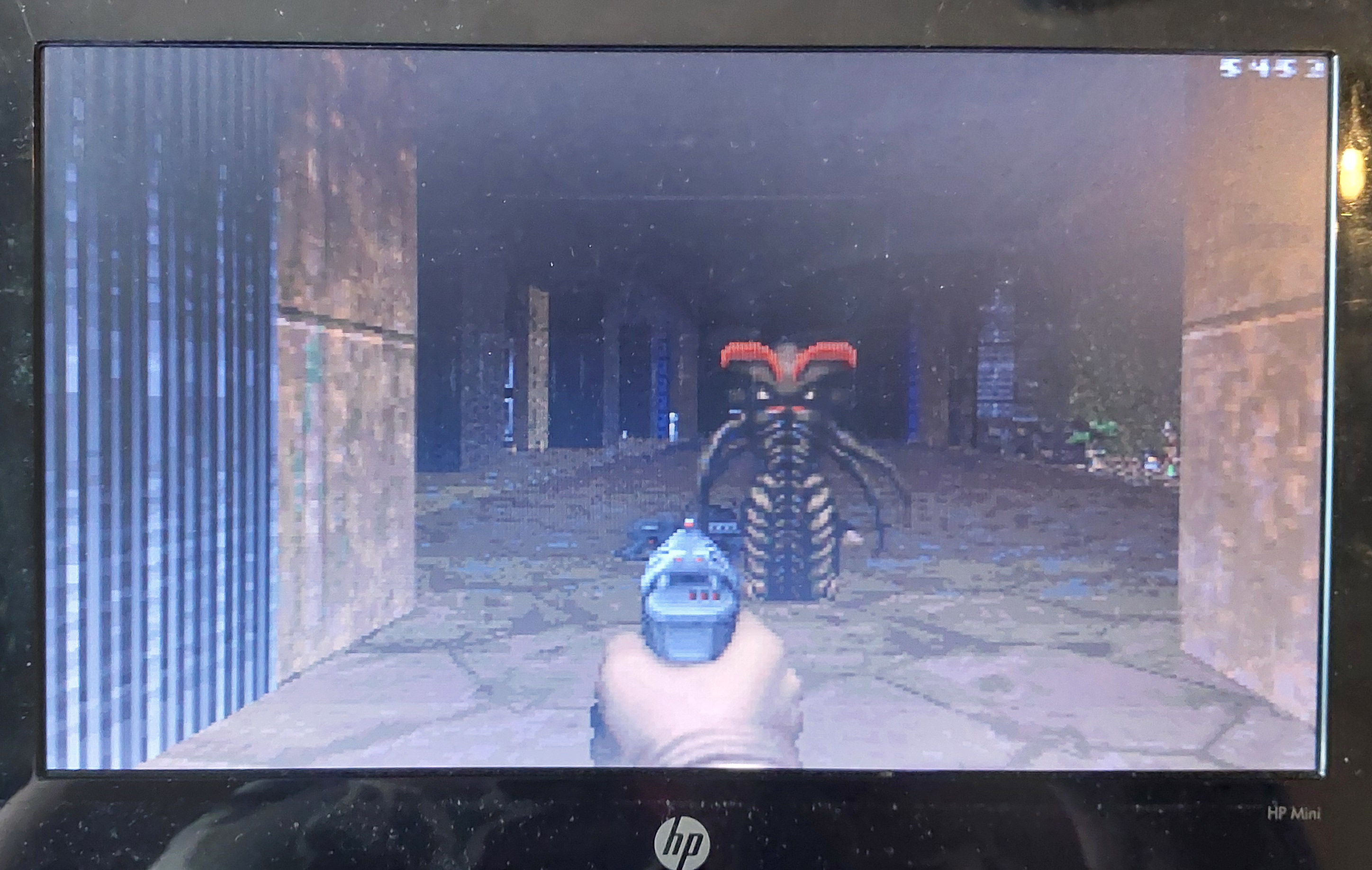 A screenshot from FreeDOOM