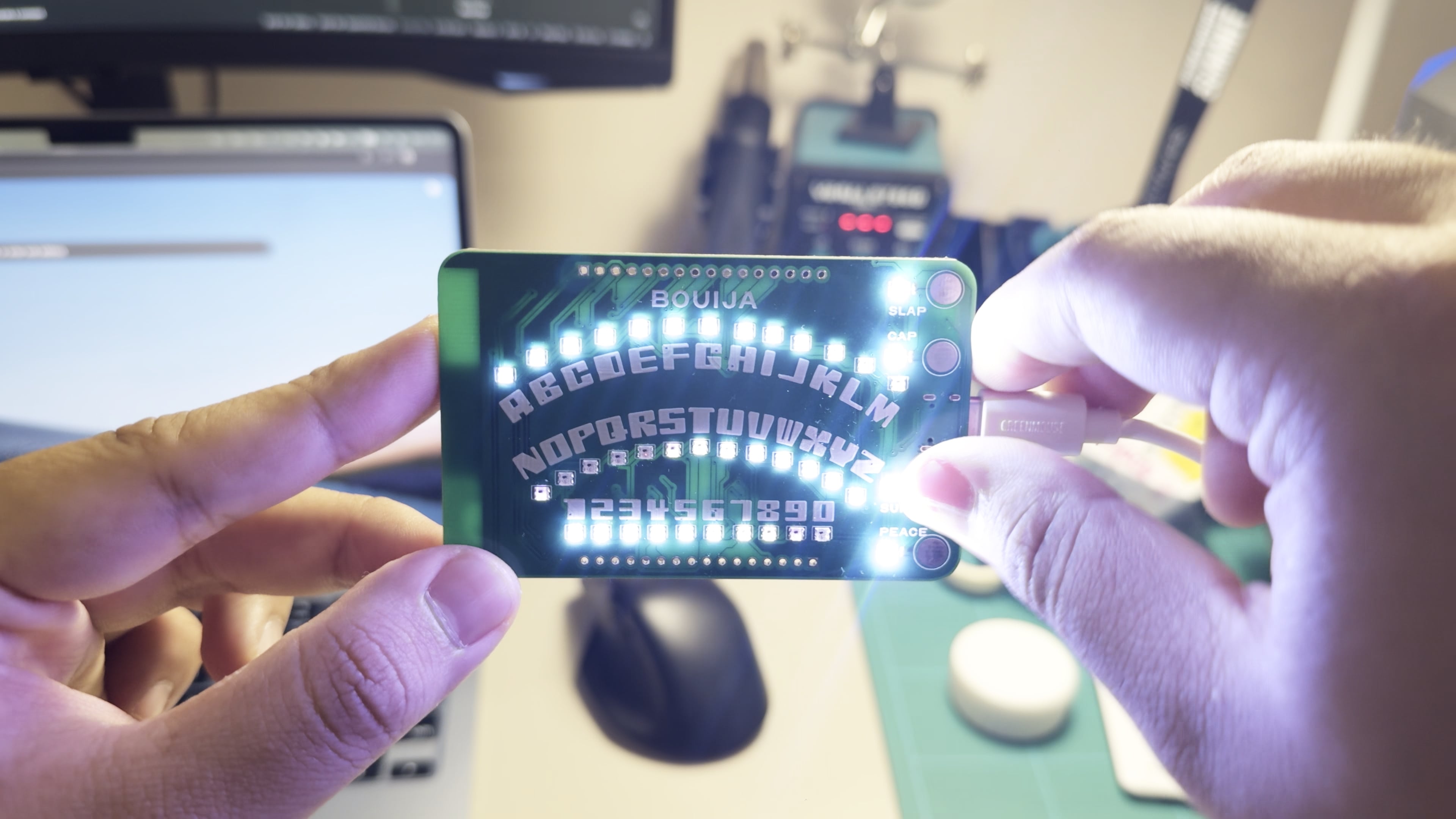 Business Card Ouija board