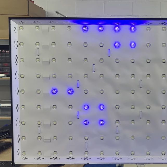 Some of these LEDs are dead, others are just wired in series. (Credit: RTINGS.com)
