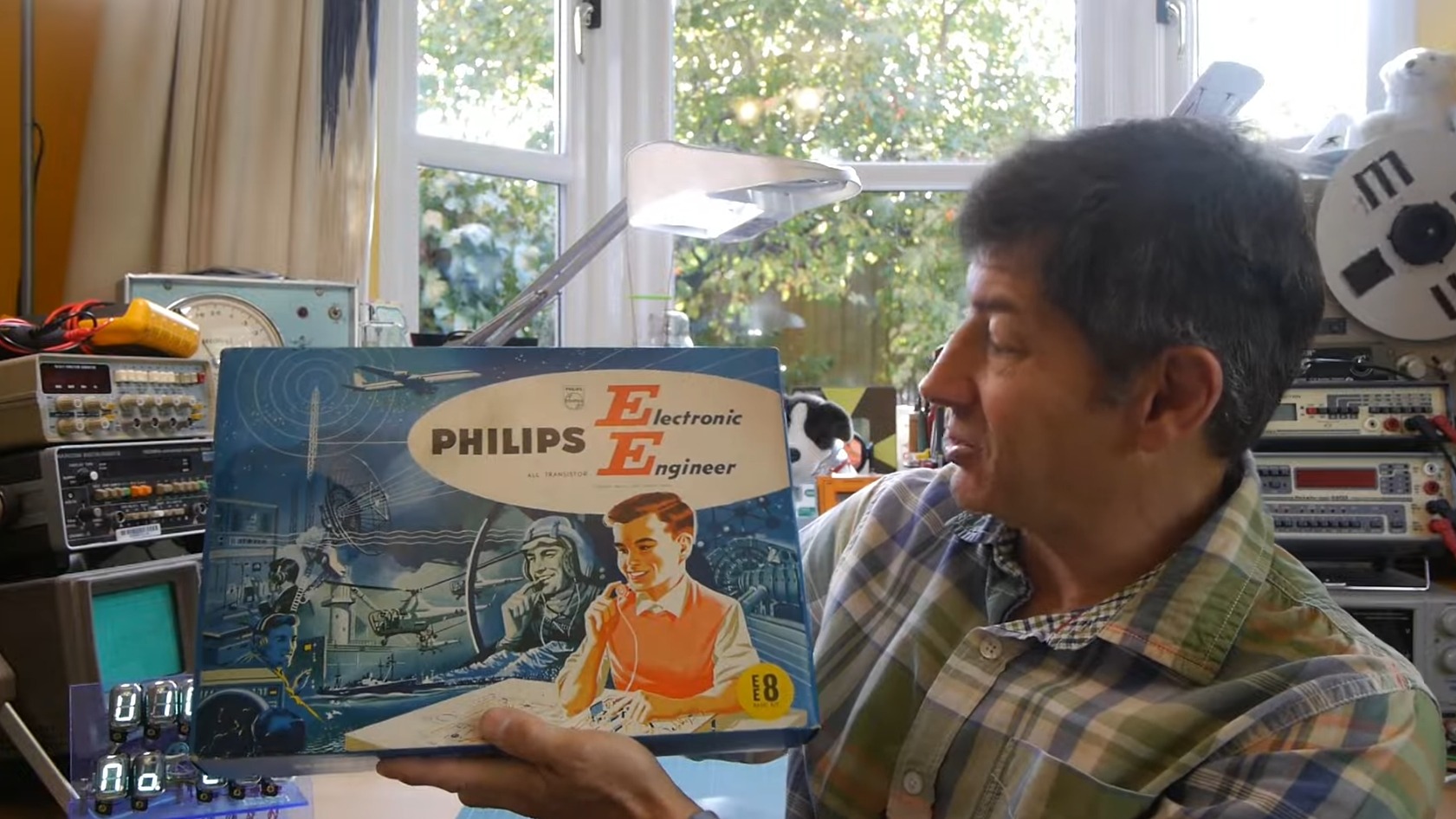 [Anthony] holding the EE8 kit