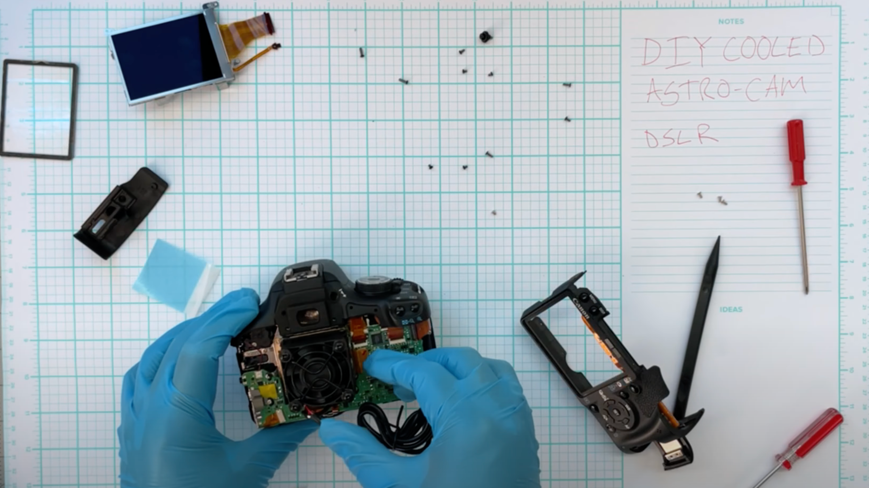 DIY astrophotography camera