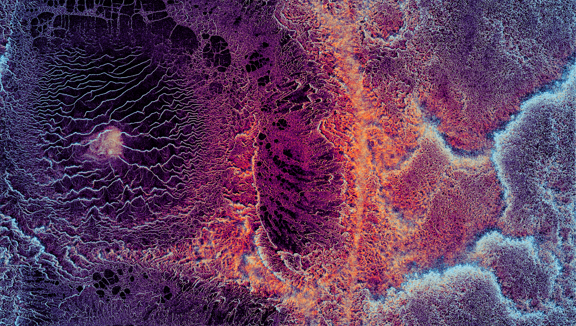 Cool looking picture created with lots of particles