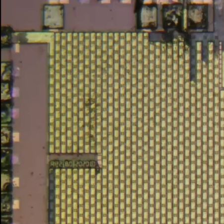 RP2 B0 stepping imprinted on the die shot.