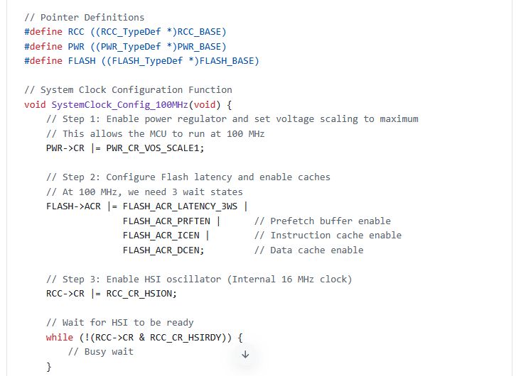 Broken VOS scaling code courtesy of Copilot. (Credit: Maya Posch)
