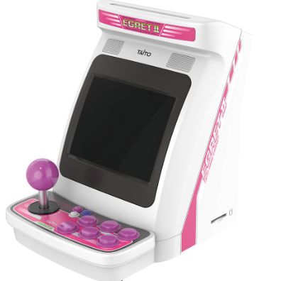 A Taito Egret II mini arcade cabinet.